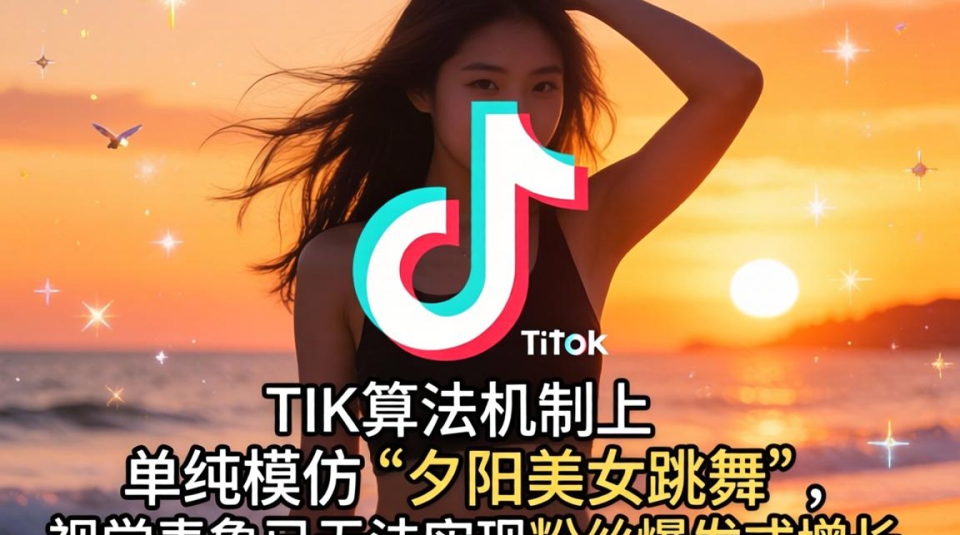 TikTok 夕阳美女跳舞教学怎么做