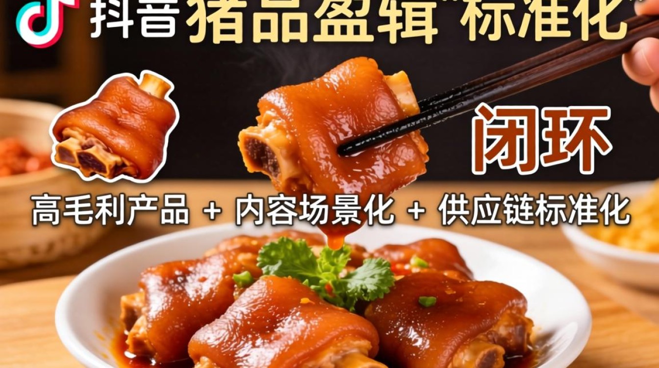 抖音卖猪蹄是怎么赚钱的