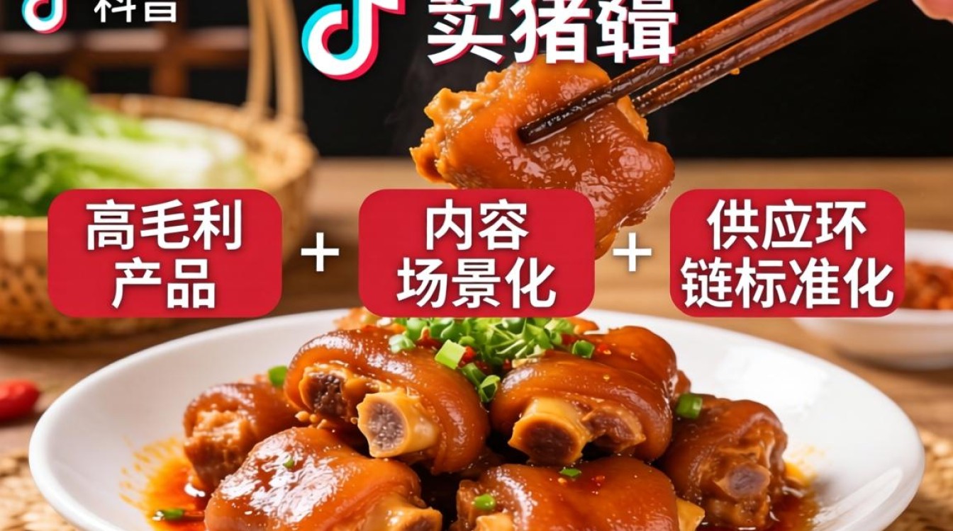 抖音卖猪蹄是怎么赚钱的