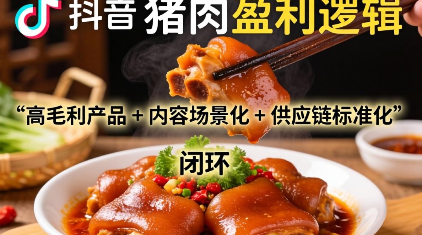 抖音卖猪蹄是怎么赚钱的