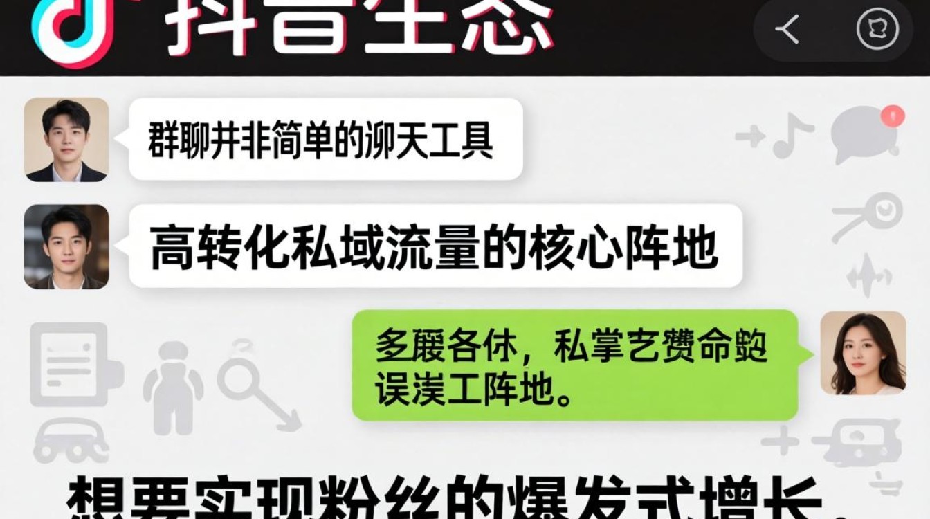 抖音怎么在群里说话聊天