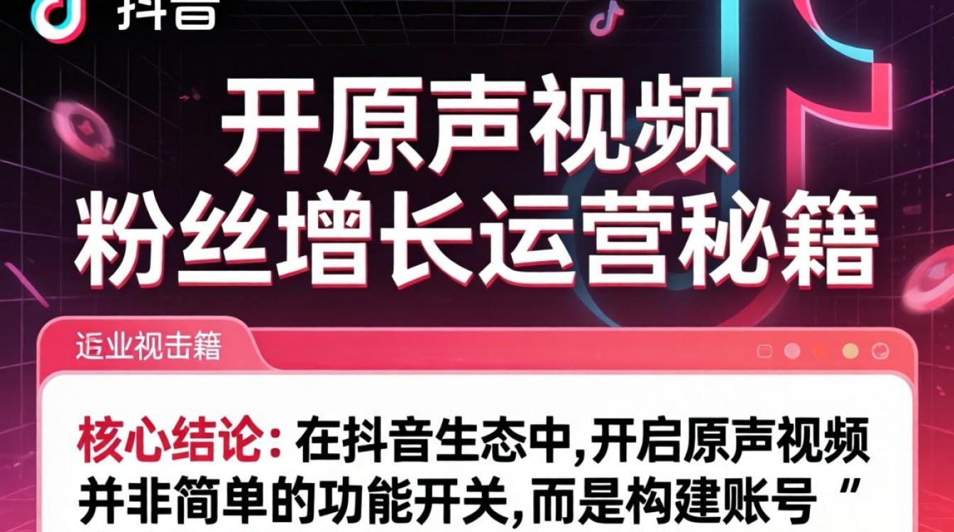 在抖音里怎么开原声视频
