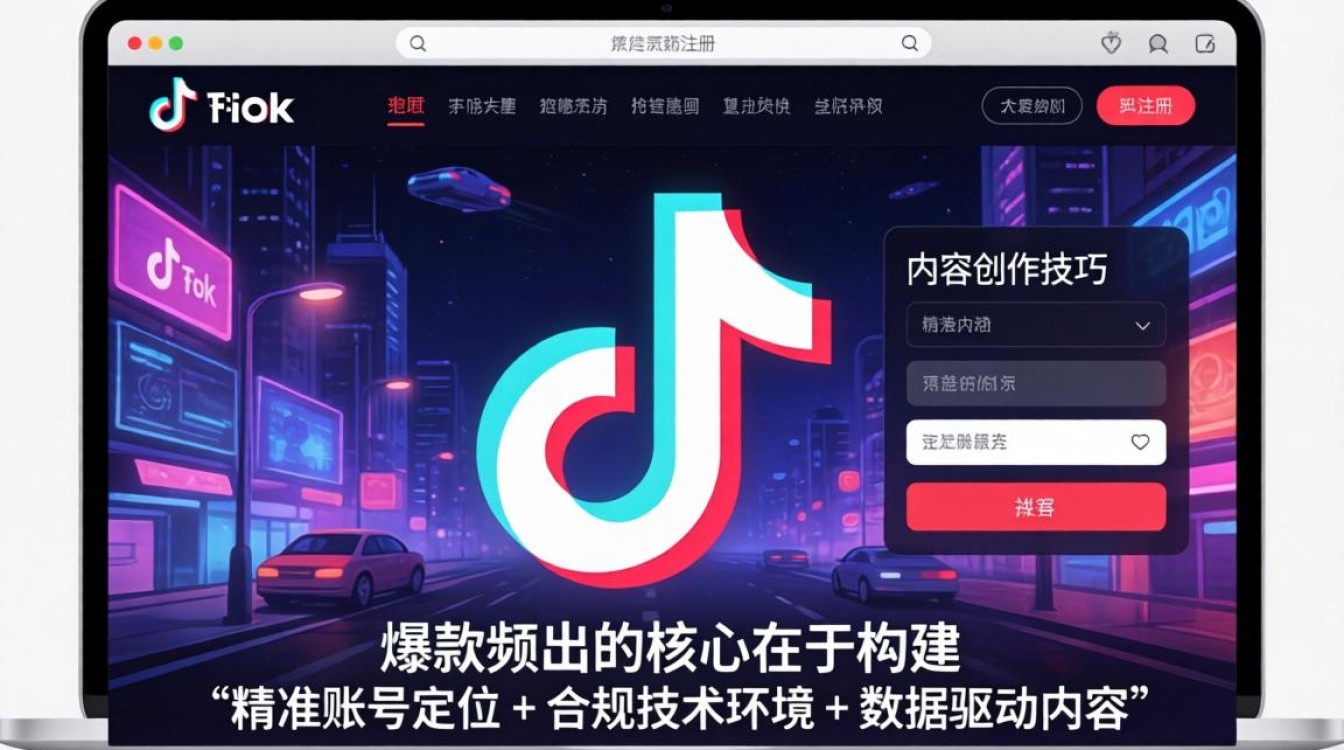 TikTok 注册流程与内容创作技巧