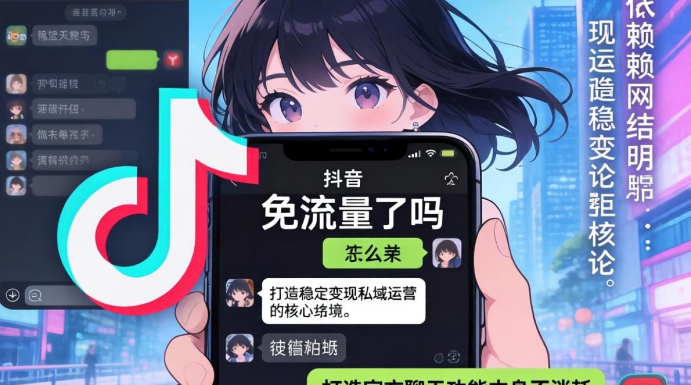 抖音聊天免流量设置技巧与私域稳定变现运营