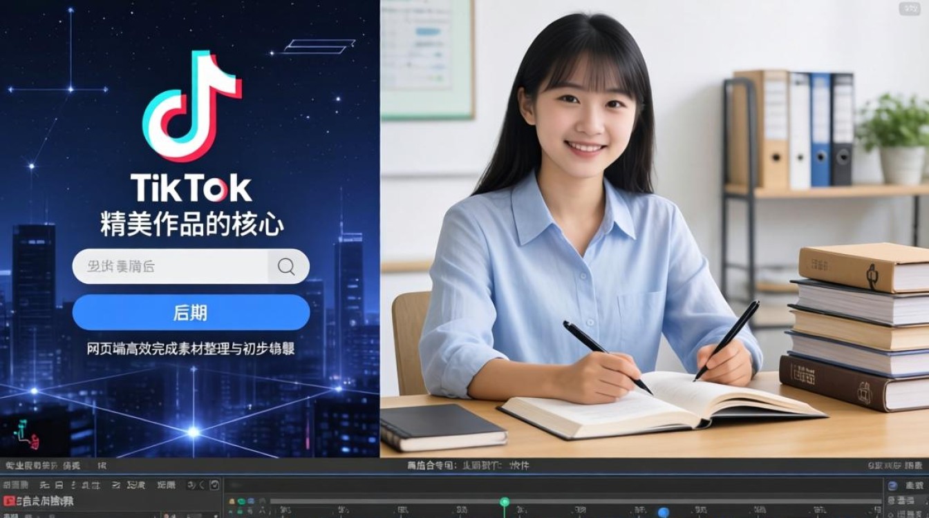 如何登录网页版 TikTok 完成精美作品