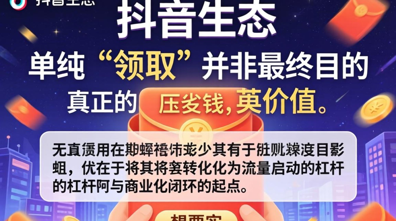 怎么领到抖音压岁钱呢