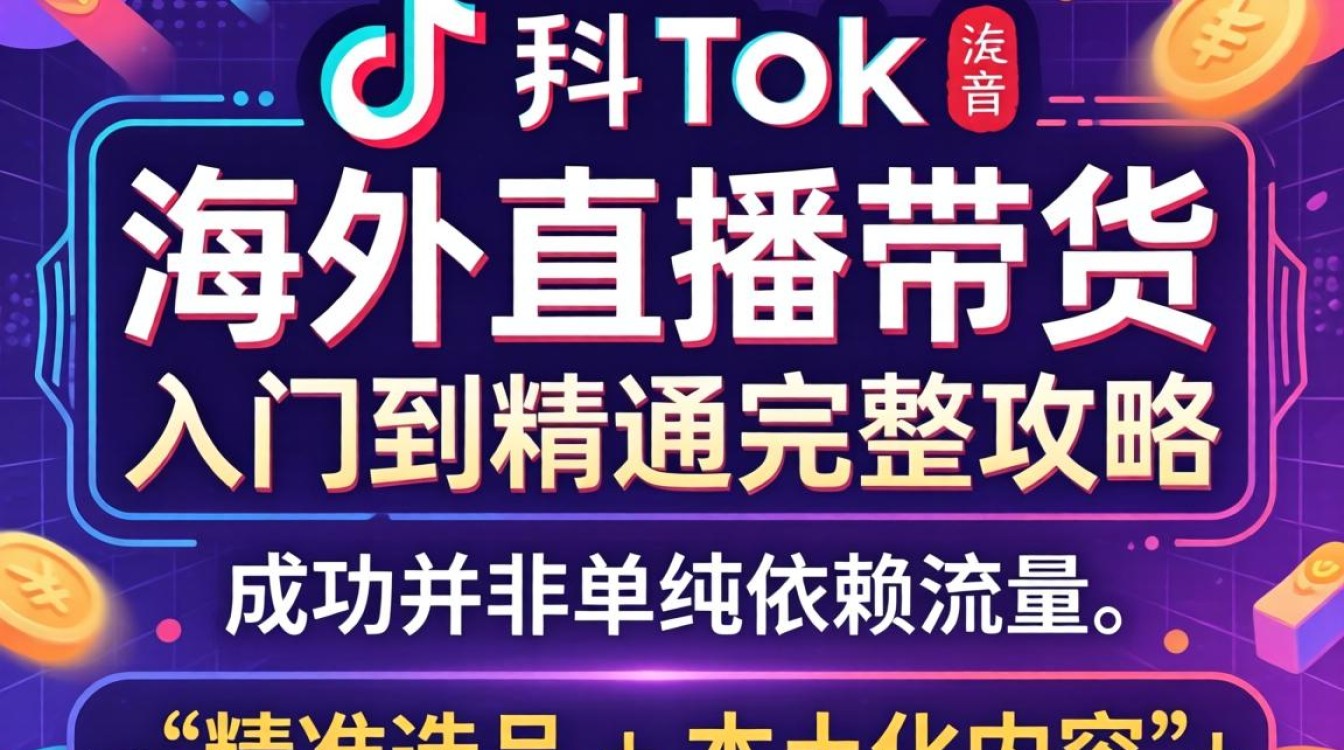 TikTok 海外直播带货从入门到精通完整攻略