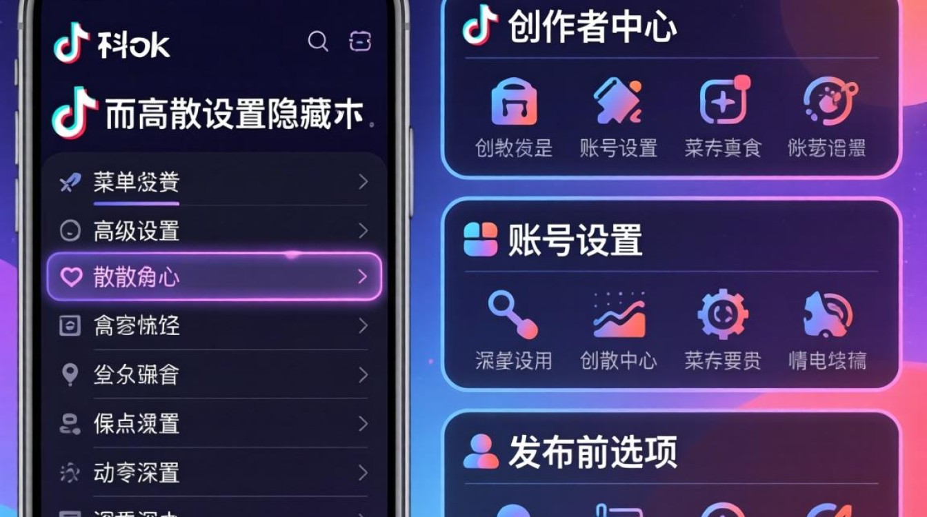 TikTok 的高级设置在哪