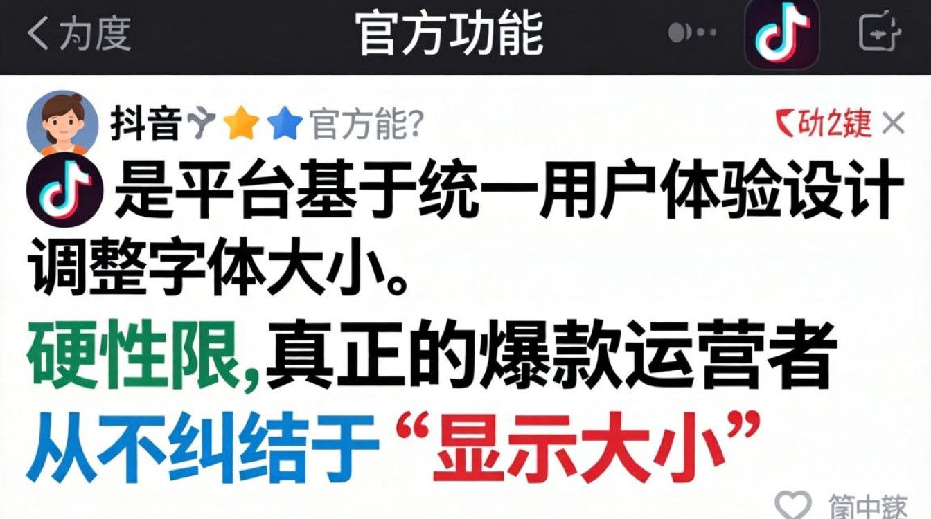 抖音评论字体大小调整方法