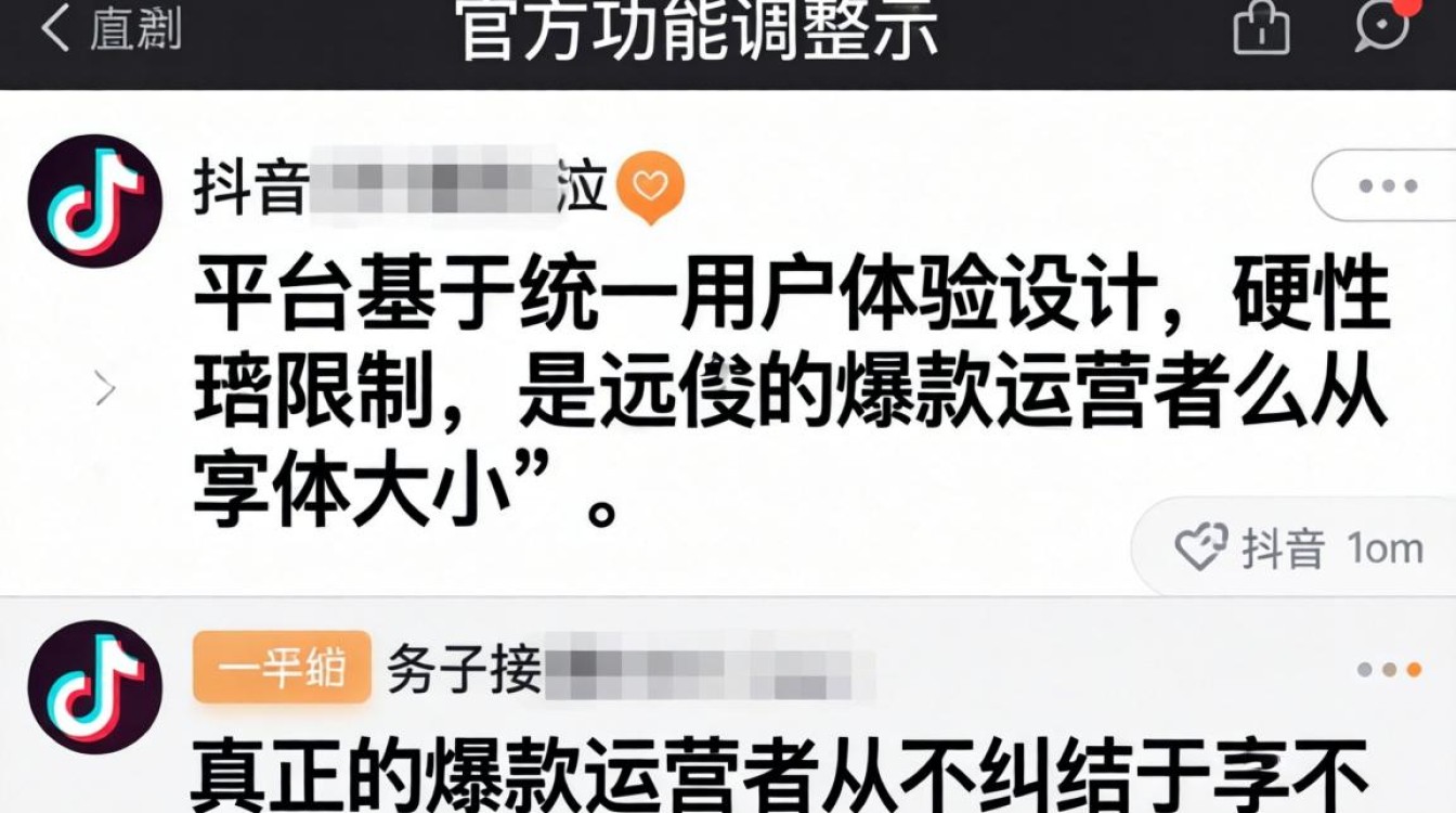 抖音评论字体大小调整方法