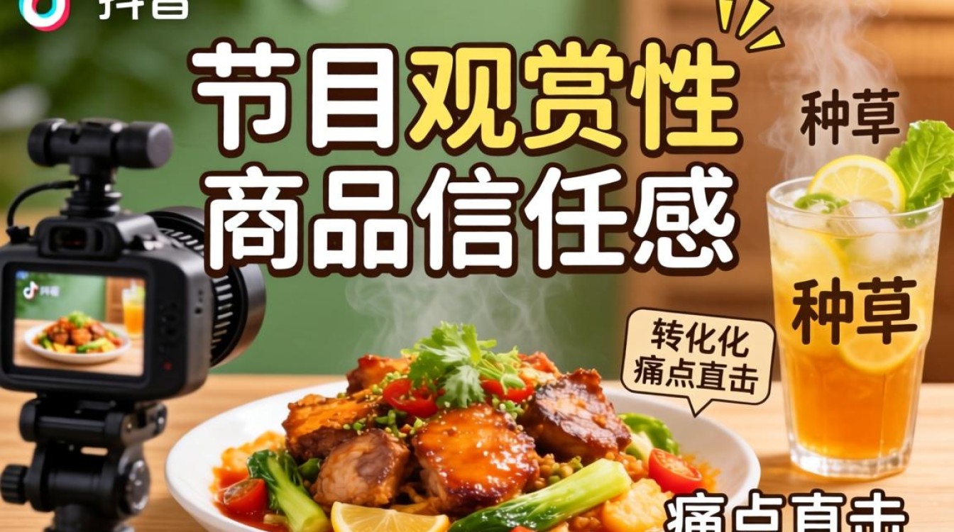 抖音美食带货话术与转化技巧