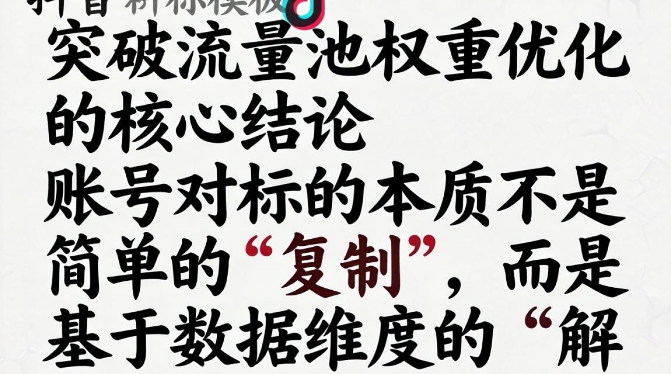 抖音账号对标模板怎么写