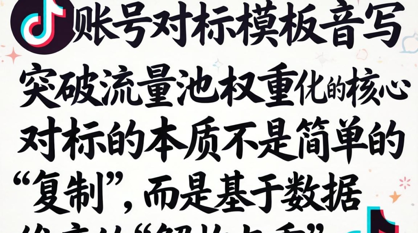 抖音账号对标模板怎么写