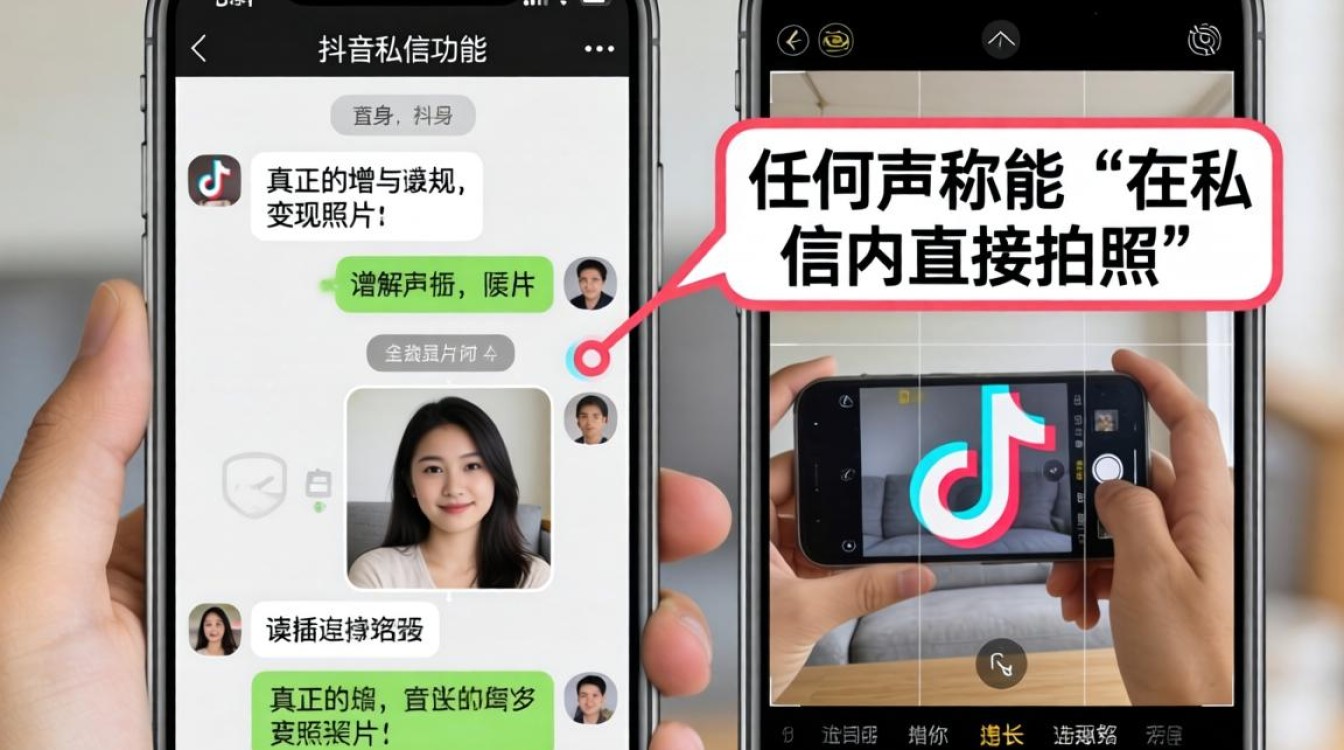 抖音怎么给私信拍照片