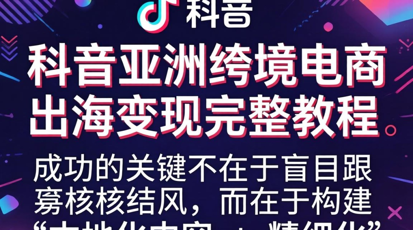 TikTok 亚洲跨境电商出海变现完整教程