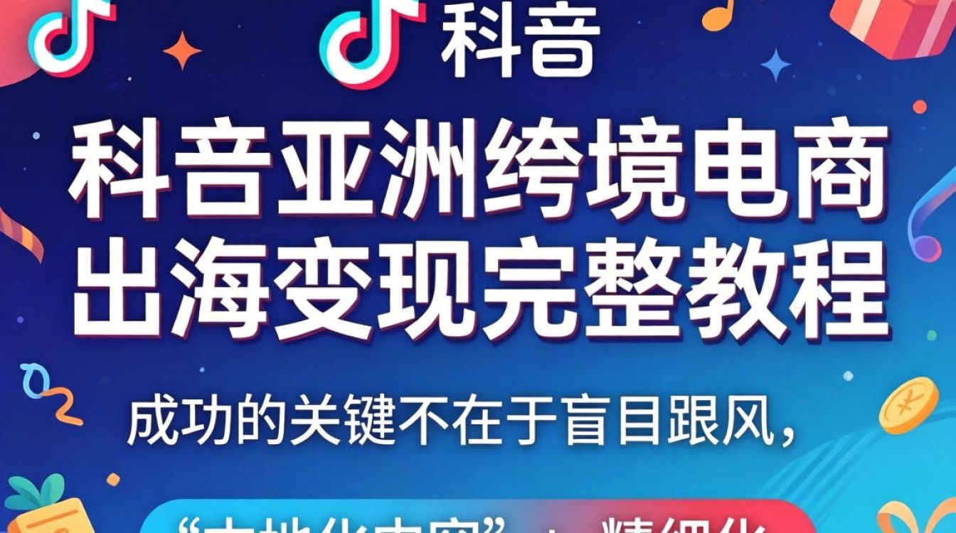 TikTok 亚洲跨境电商出海变现完整教程