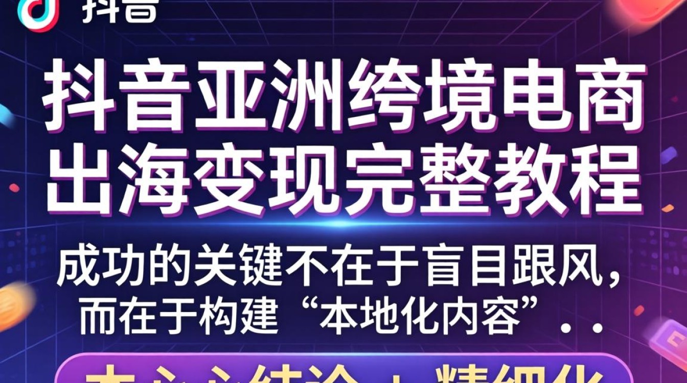 TikTok 亚洲跨境电商出海变现完整教程