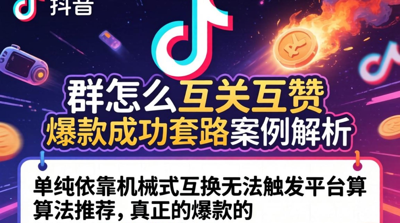 抖音群互关互赞技巧与涨粉方法