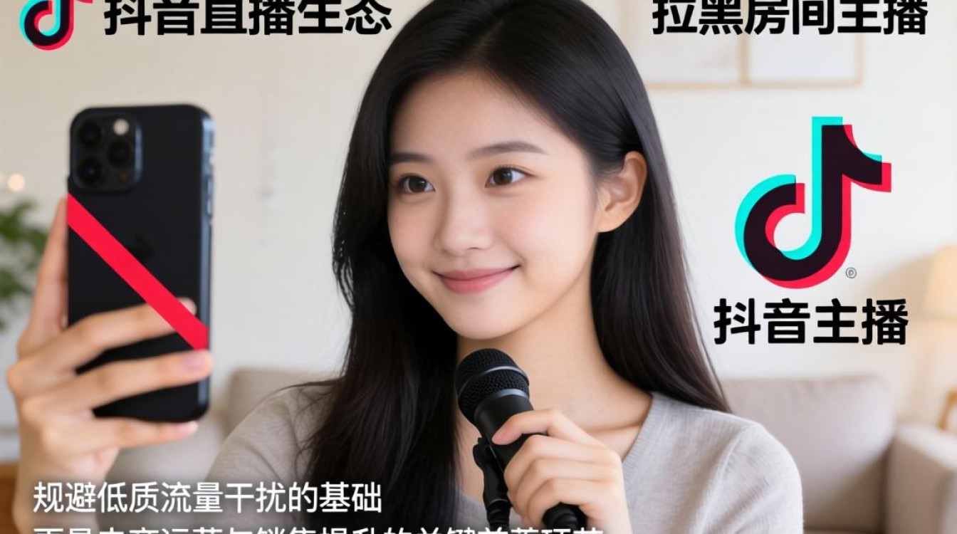 抖音怎么拉黑房间主播