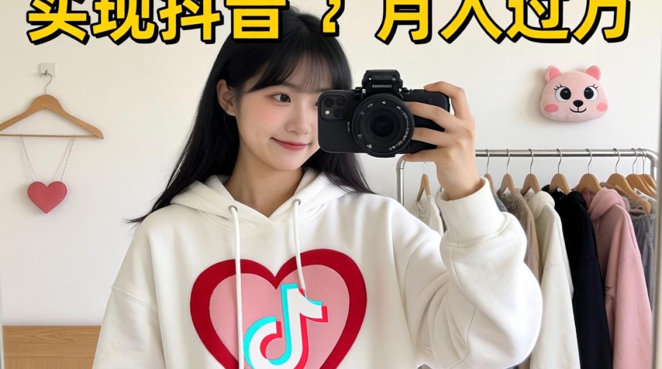 心型卫衣拍摄技巧与变现月入过万方法