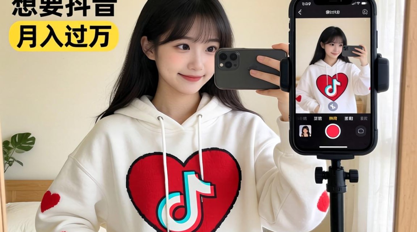 心型卫衣拍摄技巧与变现月入过万方法