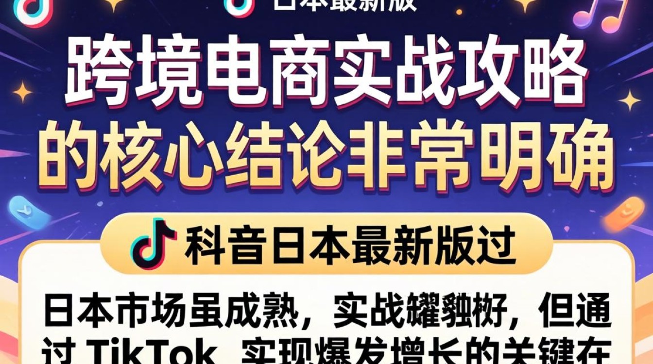 TikTok 日本最新版 跨境电商实战攻略