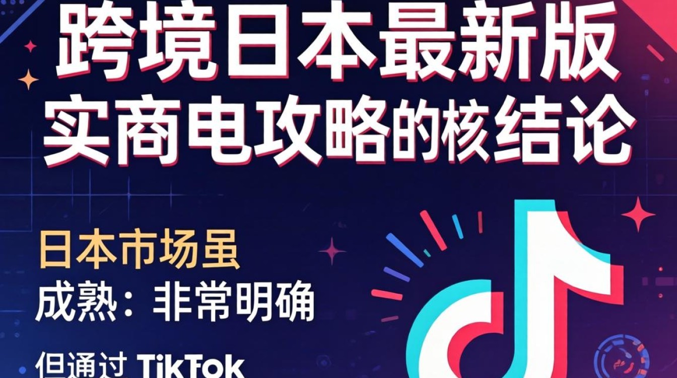 TikTok 日本最新版 跨境电商实战攻略