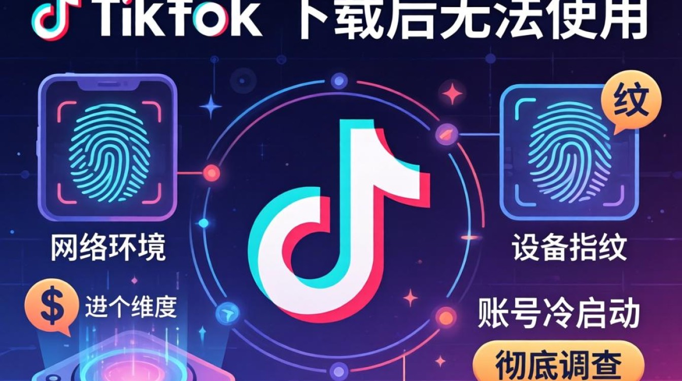 账号运营下载 TikTok 后无法使用怎么办