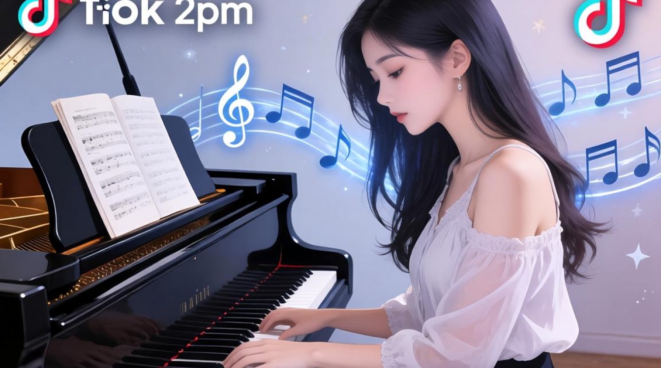 TikTok 2pm 钢琴出海内容创作技巧