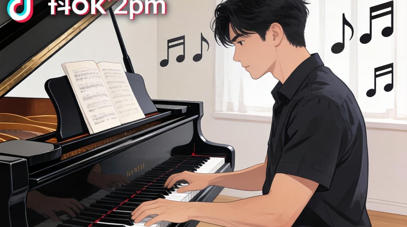 TikTok 2pm 钢琴出海内容创作技巧