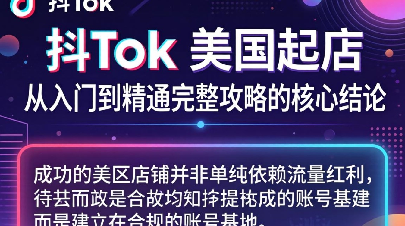 TikTok 美区起店从入门到精通完整攻略