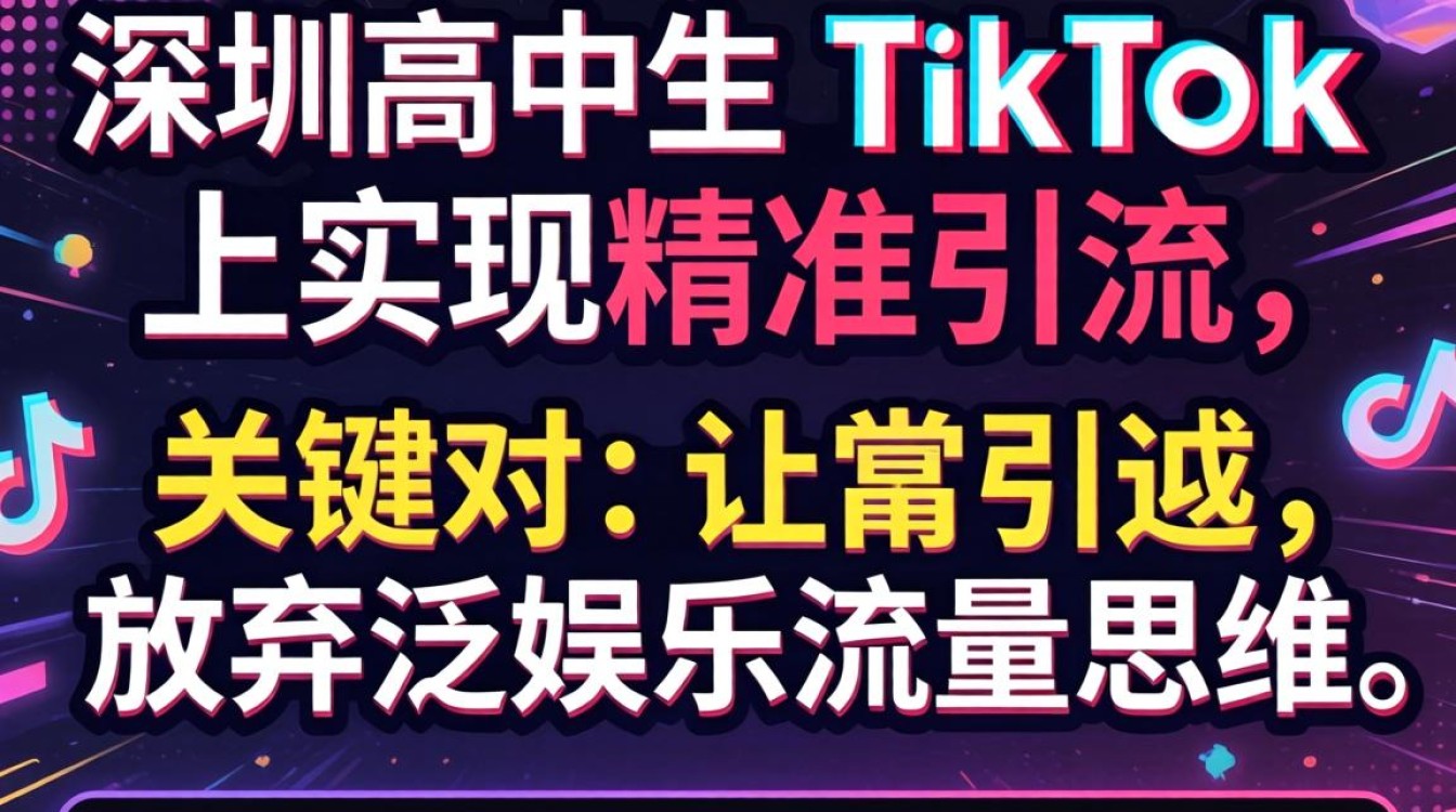 深圳高中生tiktok怎么做