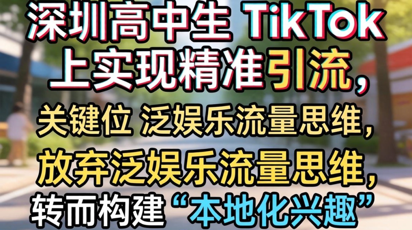 深圳高中生tiktok怎么做
