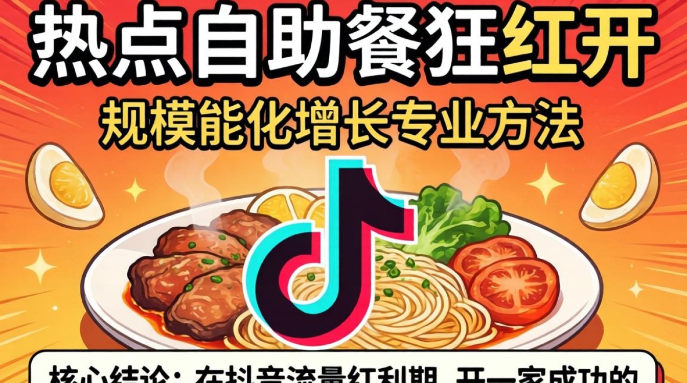 抖音热点自助餐怎么开