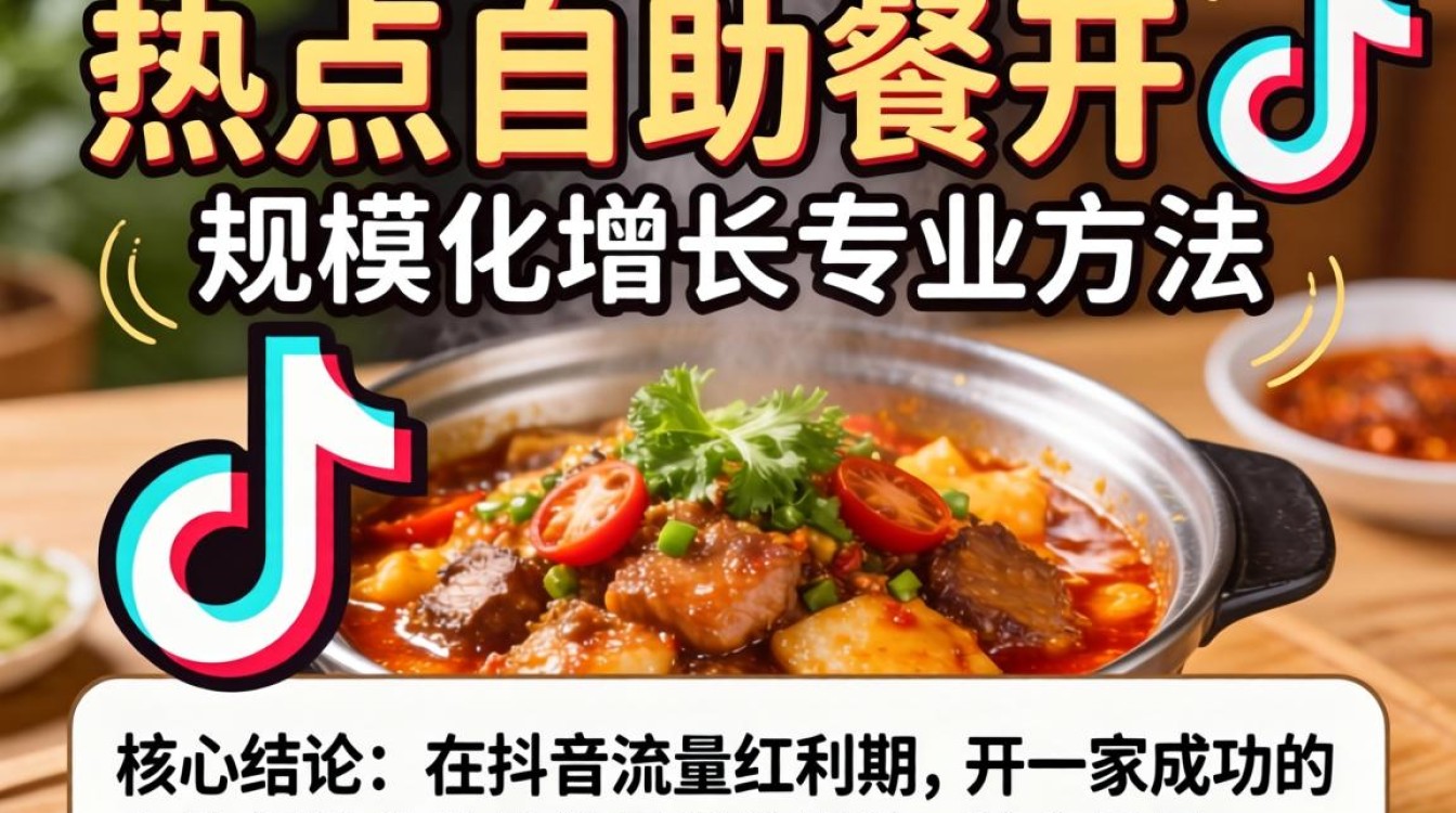 抖音热点自助餐怎么开