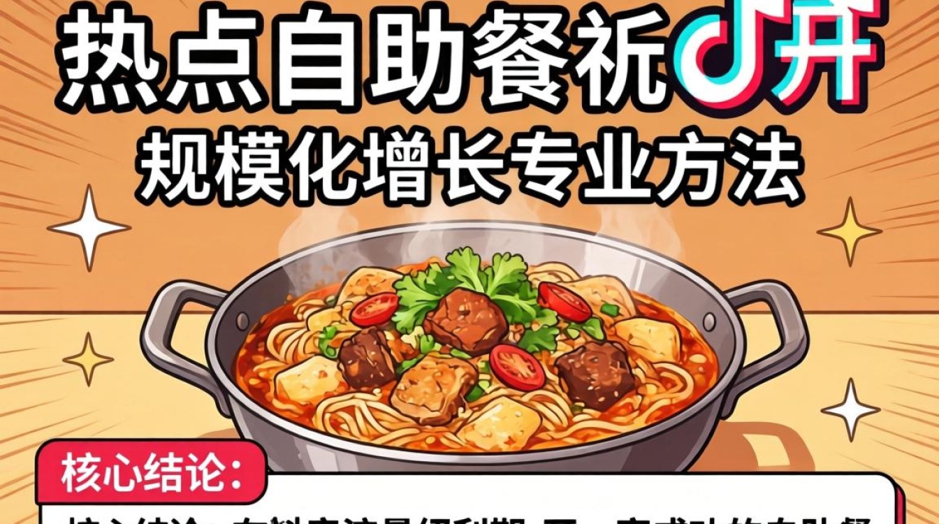 抖音热点自助餐怎么开