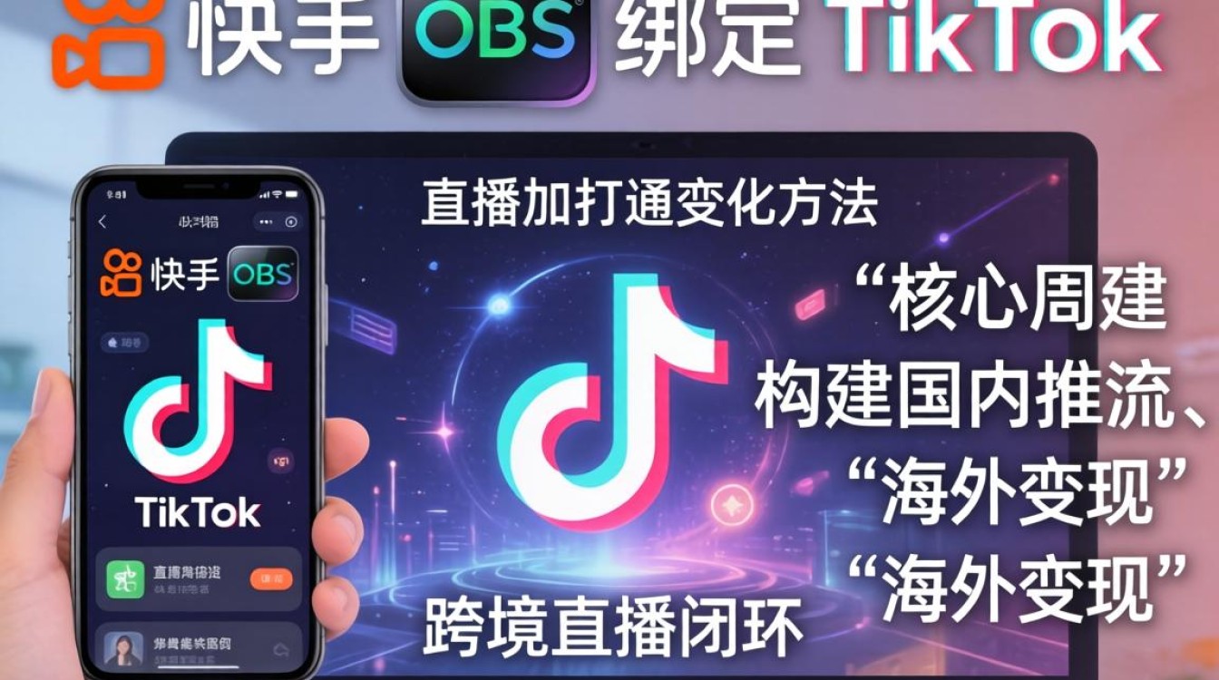 快手 obs 怎么绑定 tiktok 直播