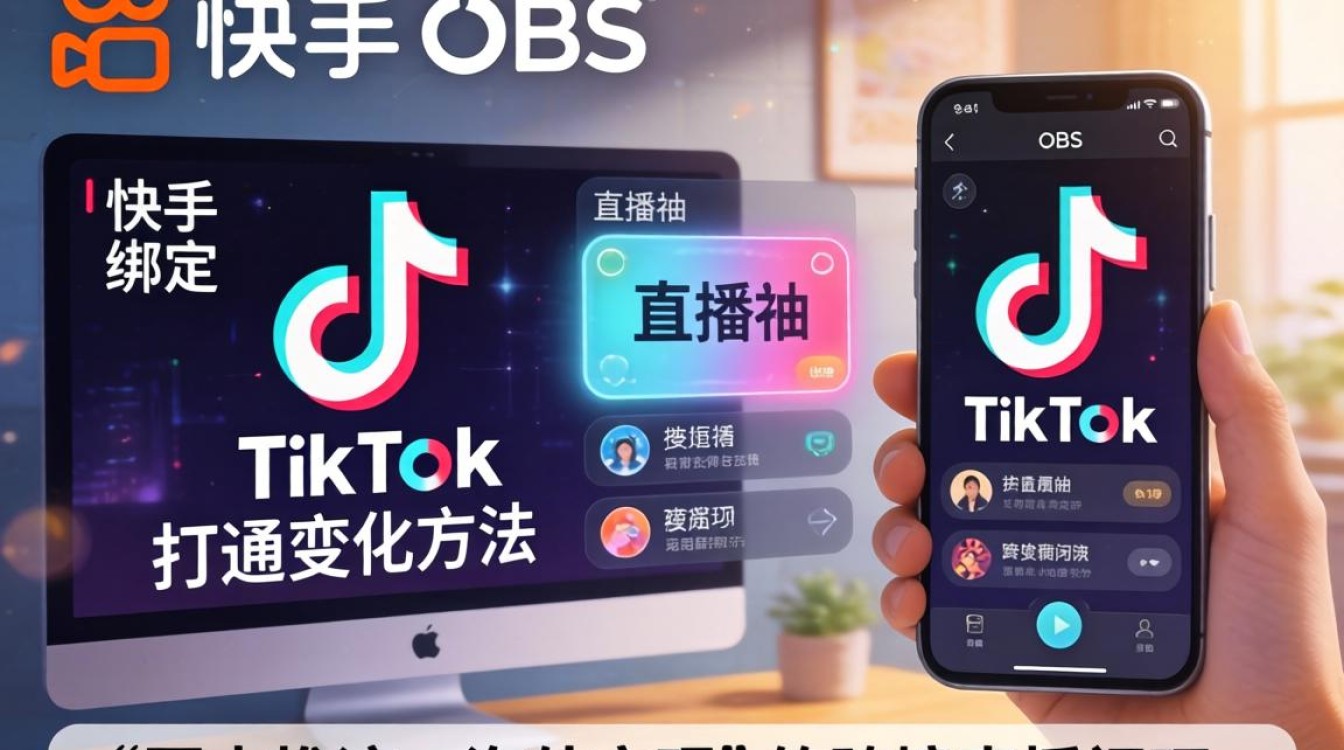 快手 obs 怎么绑定 tiktok 直播