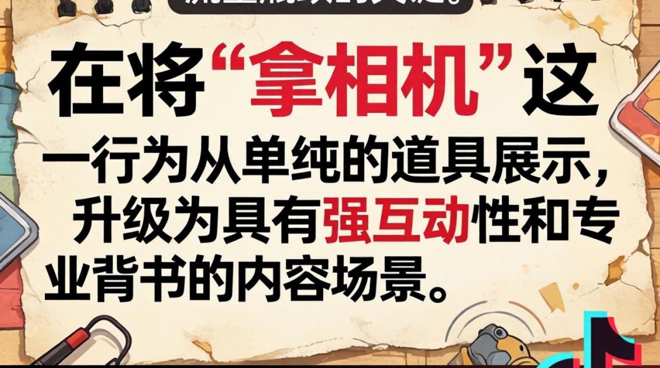 抖音拿相机的人像怎么拍