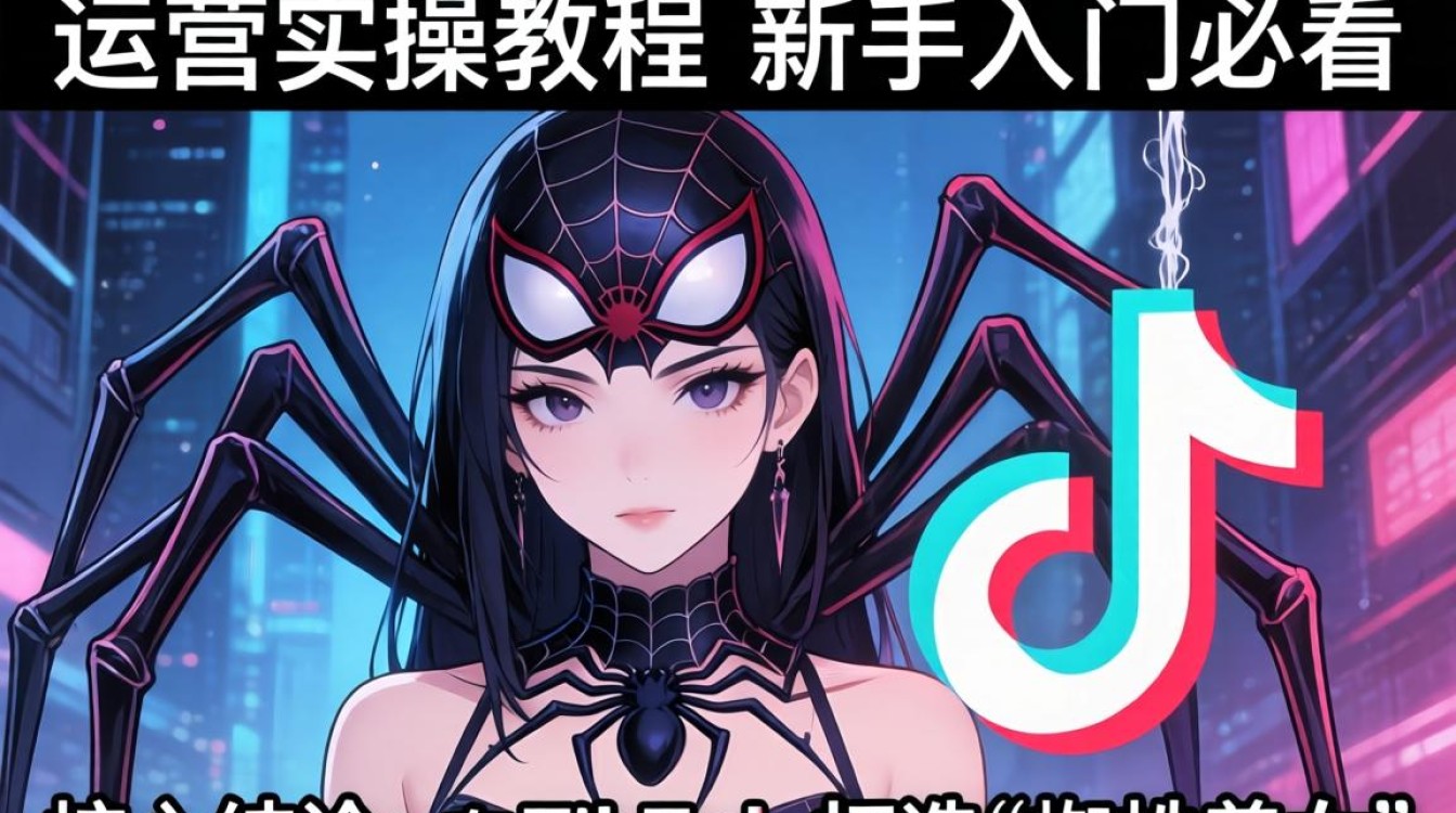 TikTok 上的蜘蛛美女运营实操教程