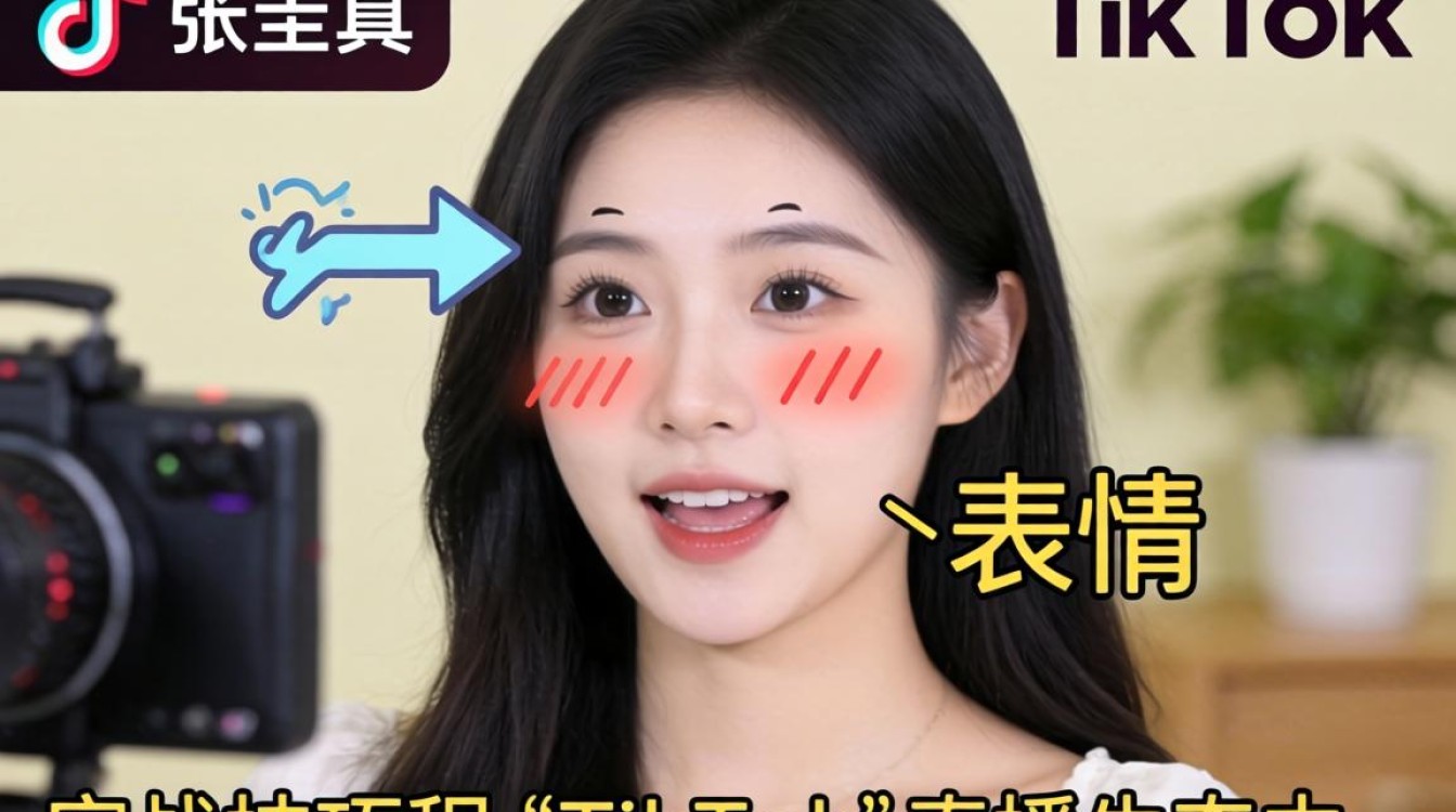 直播带货张圭真tiktok表情实战技巧教程