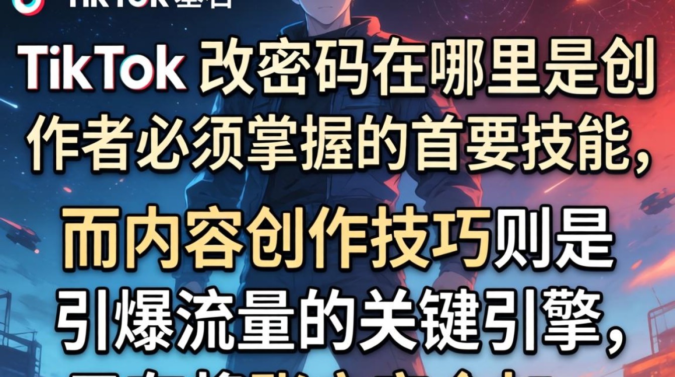 TikTok 改密码在哪里