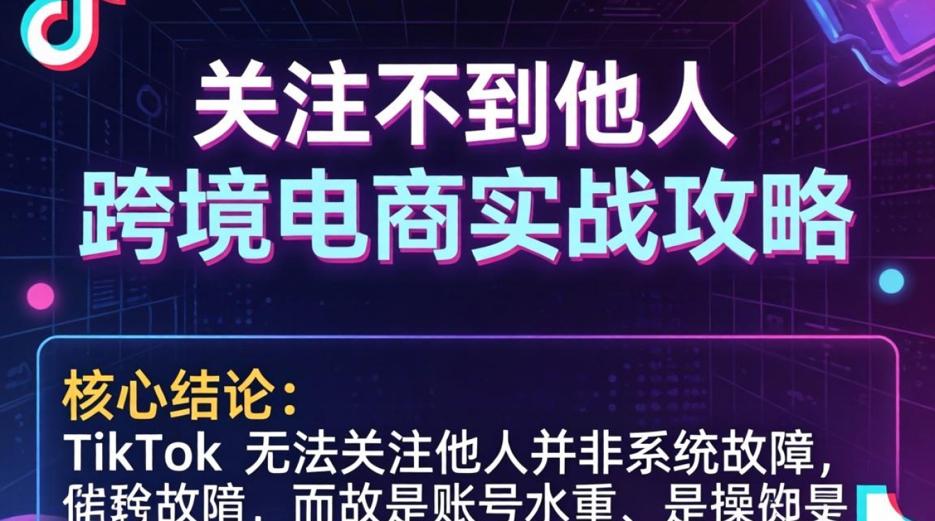 TikTok 关注失败原因及解决攻略