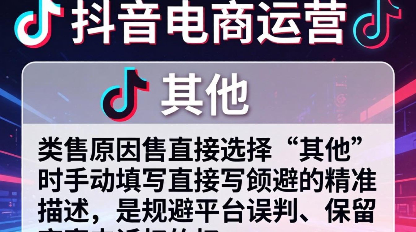 抖音售后原因填写技巧与爆款案例解析