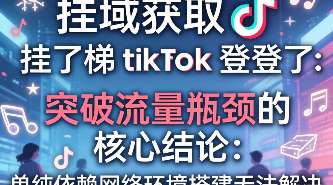公域获取挂了梯tiktok登不了怎么办