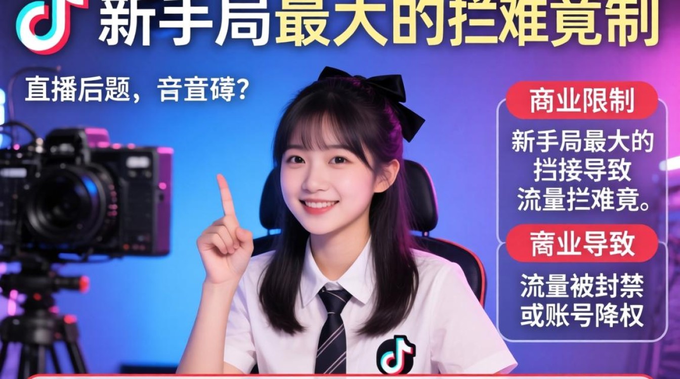 TikTok 开播提示商业限制怎么办