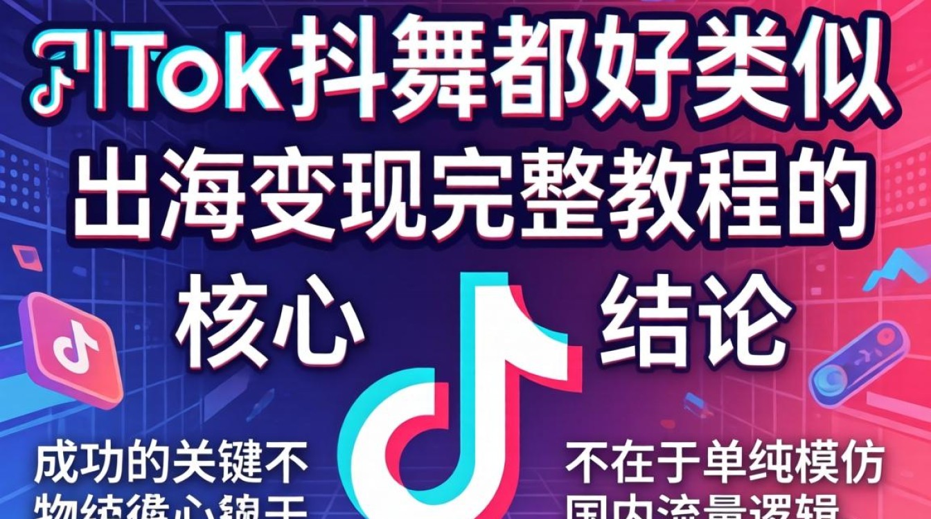 TikTok 抖舞都好类似 出海变现完整教程