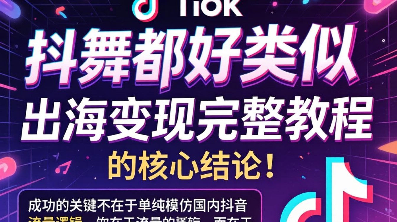 TikTok 抖舞都好类似 出海变现完整教程
