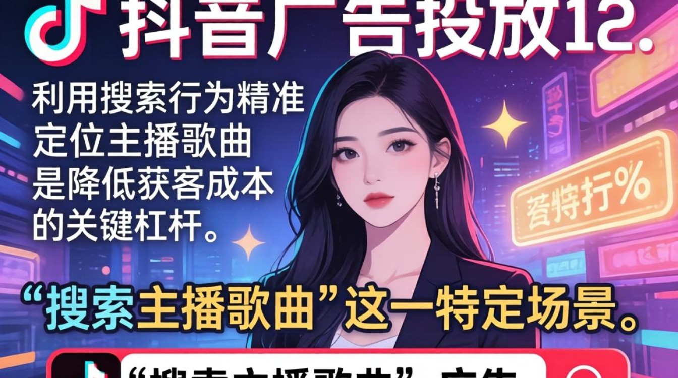 抖音搜索歌曲长尾词获客成本广告投放