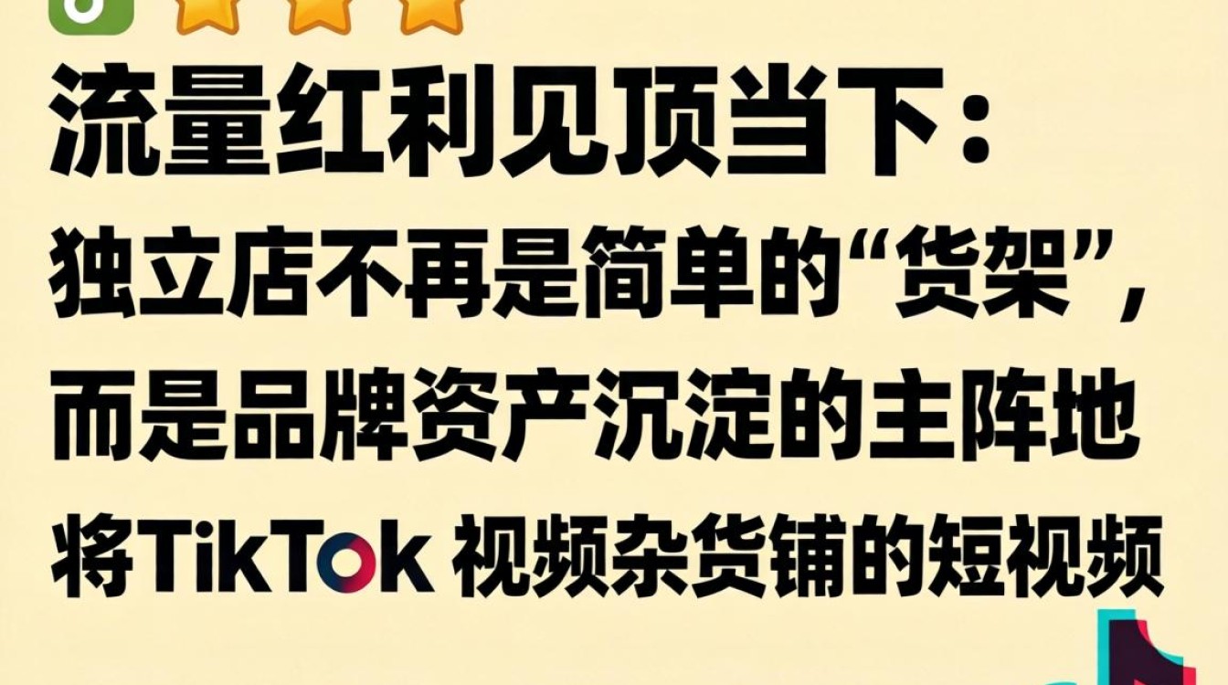TikTok 视频杂货铺独立站建站海外电商指南